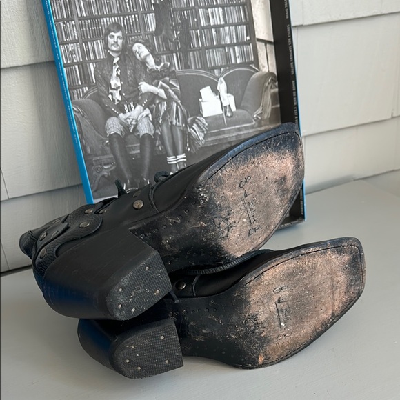 Black Leather Women's Boots - Picture 5 of 5